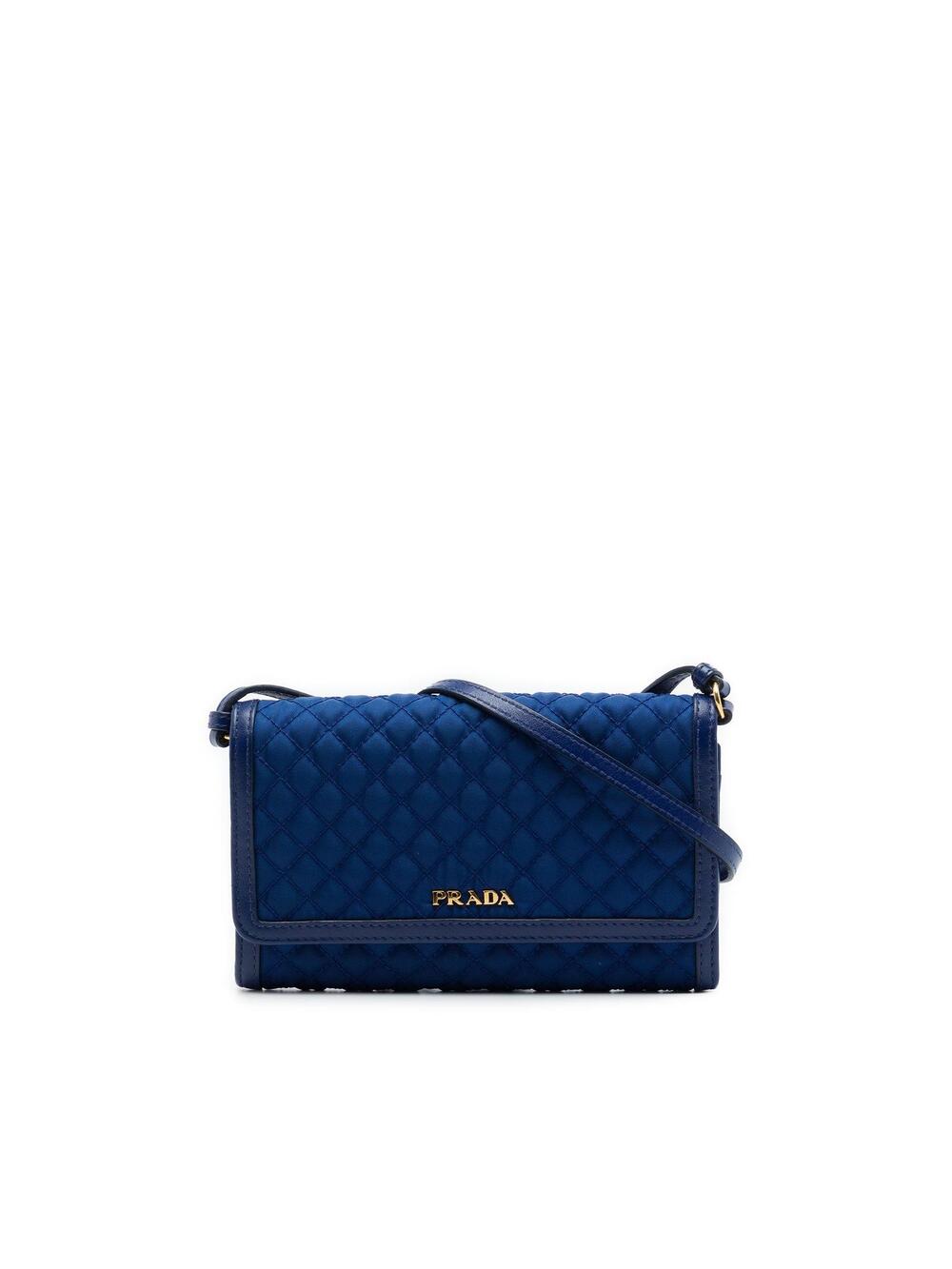 Prada Impuntu Tessuto Wallet On Strap #341485P48B
